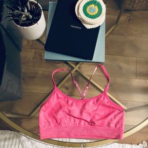 Hot pink size small sports bra, dri-fit